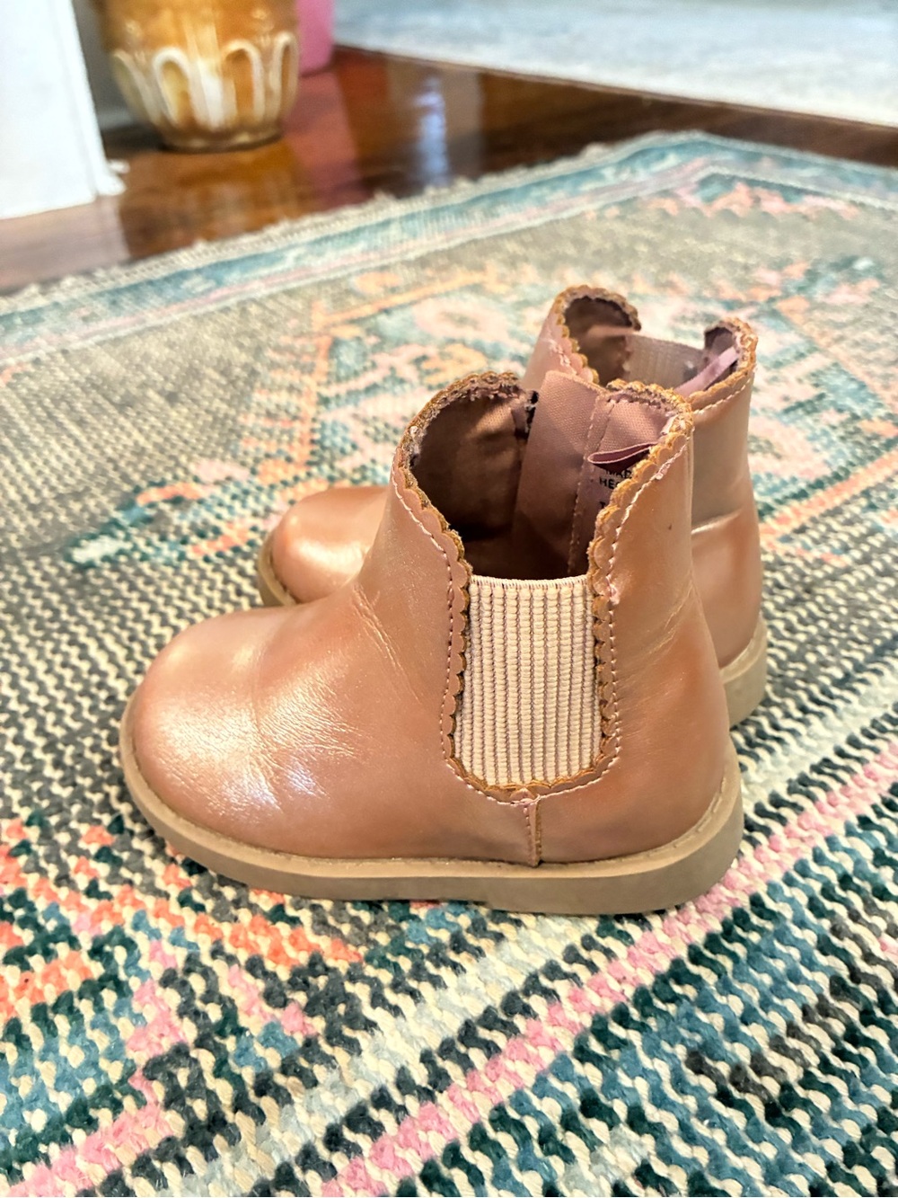 Toddler Old Navy Rose Gold Ankle Boots